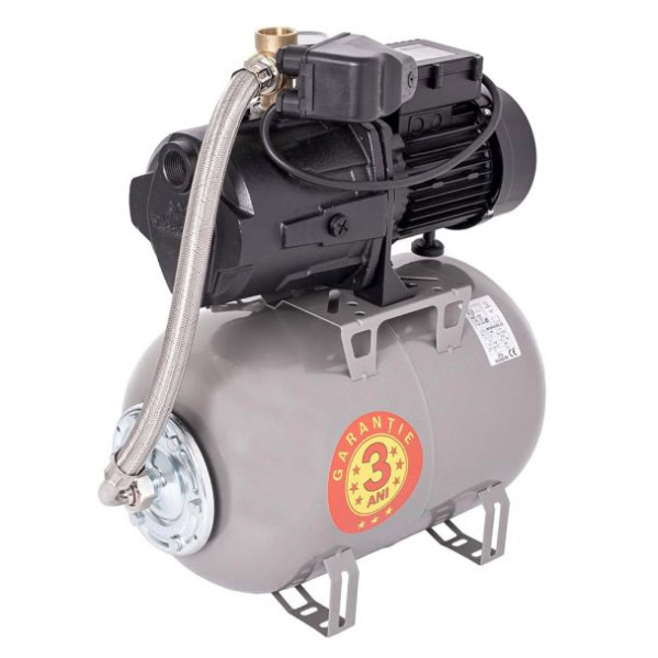 Hidrofor cu pompa autoamorsanta Wasserkonig WSK4348-25, corp fonta, putere 1000 W, debit 4320 l/h, inaltime refulare 48 m, vas de expansiune 24 litri - Image 7