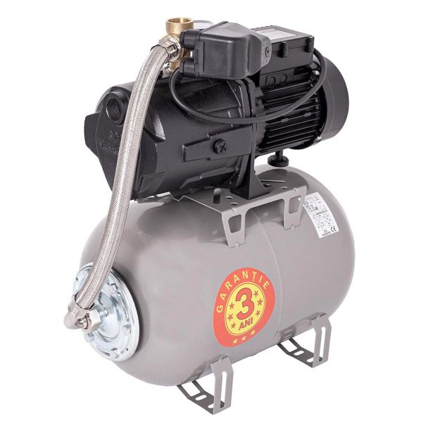 Hidrofor cu pompa autoamorsanta Wasserkonig WSK4348-25, corp fonta, putere 1000 W, debit 4320 l/h, inaltime refulare 48 m, vas de expansiune 24 litri 7 Hidrofor cu pompa autoamorsanta Wasserkonig WSK4348-25, corp fonta, putere 1000 W, debit 4320 l/h, inaltime refulare 48 m, vas de expansiune 24 litri - Image 7