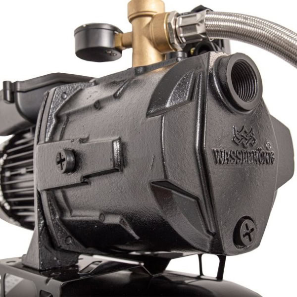 Hidrofor cu pompa autoamorsanta Wasserkonig WSK4748-25, corp fonta, negru, putere 1050 W, debit 4740 l/h, inaltime refulare 48 m, vas de expansiune 24 litri - Image 4