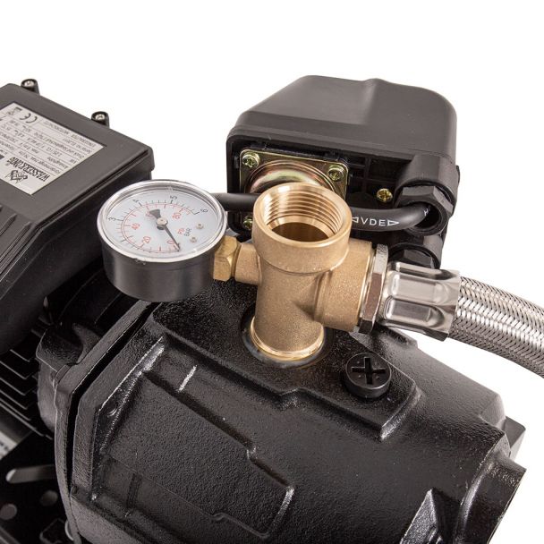 Hidrofor cu pompa autoamorsanta Wasserkonig WSK4748-25, corp fonta, negru, putere 1050 W, debit 4740 l/h, inaltime refulare 48 m, vas de expansiune 24 litri 3 Hidrofor cu pompa autoamorsanta Wasserkonig WSK4748-25, corp fonta, negru, putere 1050 W, debit 4740 l/h, inaltime refulare 48 m, vas de expansiune 24 litri - Image 3
