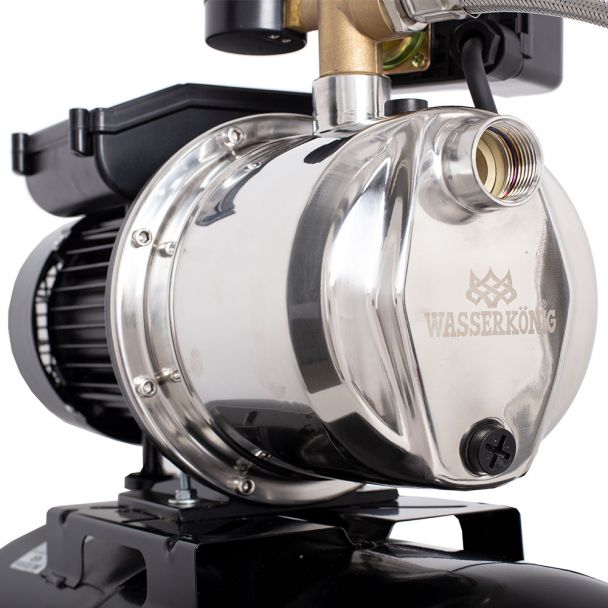 Hidrofor cu pompa autoamorsanta Wasserkonig WSKX4048-25, putere 1000 W, 9 m, inox debit 4020 l/h, inaltime refulare 48 m, vas de expansiune 24 litri 4 Hidrofor cu pompa autoamorsanta Wasserkonig WSKX4048-25, putere 1000 W, 9 m, inox debit 4020 l/h, inaltime refulare 48 m, vas de expansiune 24 litri - Image 4