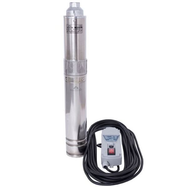 Pompa submersibila cu surub Wasserkonig XW30120, pentru ape curate, diametru 4", putere 1500 W, debit 3000 l/h, inaltime refulare 120 m - Image 7