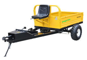 ProGARDEN Alpine RM500T Remorca cu tractiune 500kg, 1 osie, prindere bolt pentru motocultor, roti 19x7-8