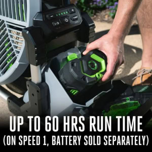 Ventilator cu racire prin evaporare Ego Power FN1800E, max 7000 m3/h, fara acumulator, 56 V 9 Ventilator cu racire prin evaporare Ego Power FN1800E, max 7000 m3/h, fara acumulator, 56 V | Travandi.ro