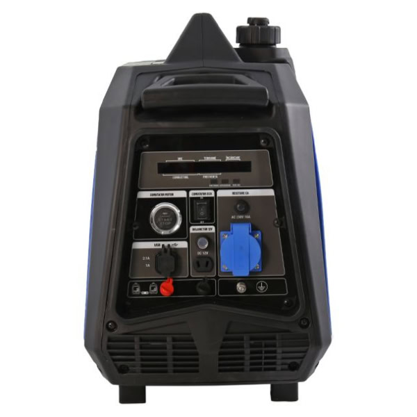 Generator de curent tip inverter Zonetec ZGI2500WET, monofazat, 2.5 kW, roti si maner pliabil pentru transport, pornire electrica - Image 6
