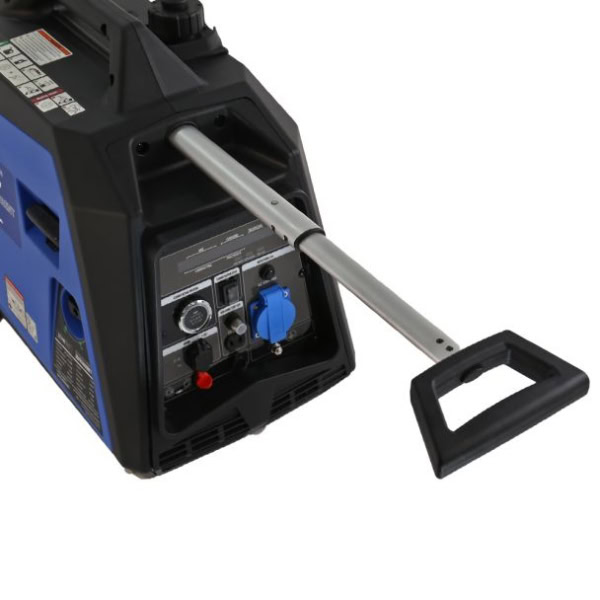 Generator de curent tip inverter Zonetec ZGI3500WET, monofazat, 3.5 kW, roti si maner pliabil pentru transport, pornire electrica - Image 5