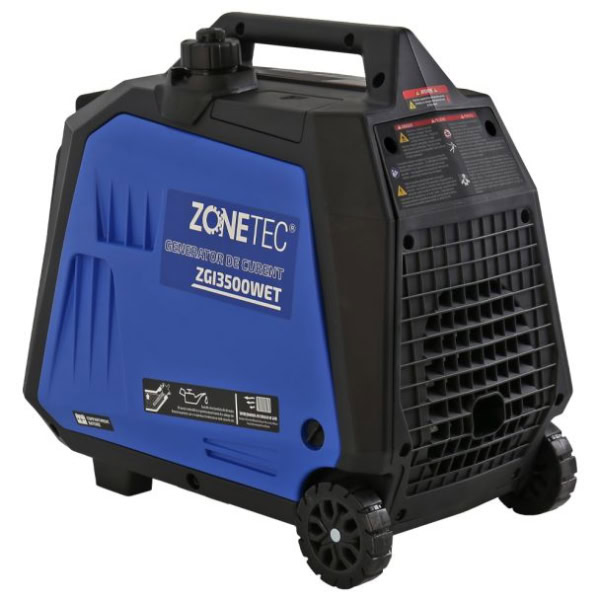Generator de curent tip inverter Zonetec ZGI3500WET, monofazat, 3.5 kW, roti si maner pliabil pentru transport, pornire electrica - Image 12