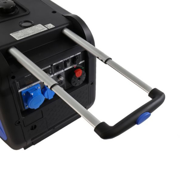 Generator de curent tip inverter Zonetec ZGI5500WET, monofazat, 5.5 kW, roti si maner pliabil pentru transport, pornire electrica - Image 3