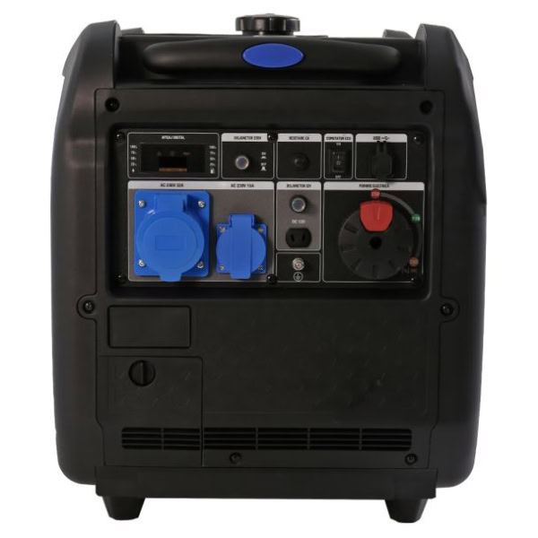 Generator de curent tip inverter Zonetec ZGI5500WET, monofazat, 5.5 kW, roti si maner pliabil pentru transport, pornire electrica - Image 5
