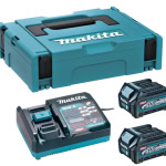 Pachet acumulatori XGT - 2xBL4025 + DC40RA + MAKPAC1 MAKITA 191J81-6