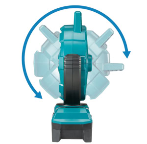 Ventilator XGT, 235 mm, livrat fara acumulatori MAKITA CF001GZ | Travandi.ro
