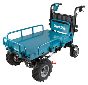 Roaba industriala LXT 18Vx2, cap. 300 kg, platforma electrica, livrata fara acumulatori MAKITA DCU601Z
