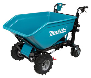 Roaba industriala LXT 18Vx2, cap. 300 kg, cuva basculare electrica, livrata fara acumulatori MAKITA DCU602Z