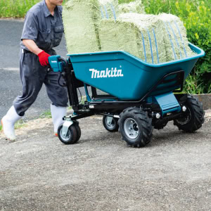 Roaba industriala LXT 18Vx2, cap. 300 kg, cuva, livrata fara acumulatori MAKITA DCU603Z | Travandi.ro