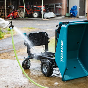 Roaba industriala LXT 18Vx2, cap. 300 kg, cuva, livrata fara acumulatori MAKITA DCU603Z | Travandi.ro