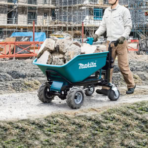 Roaba industriala LXT 18Vx2, cap. 300 kg, cuva, livrata fara acumulatori MAKITA DCU603Z | Travandi.ro