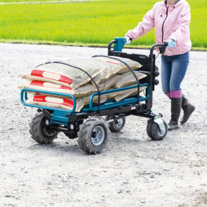 Roaba industriala LXT 18Vx2, cap. 300 kg, platforma, livrata fara acumulatori MAKITA DCU604Z | Travandi.ro