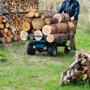 Roaba industriala LXT 18Vx2, cap. 300 kg, platforma, livrata fara acumulatori MAKITA DCU604Z | Travandi.ro