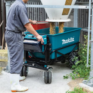 Roaba industriala LXT 18Vx2, cap. 300 kg, bena, livrata fara acumulatori MAKITA DCU605Z | Travandi.ro