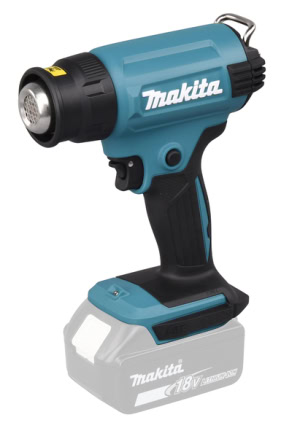 Suflantă cu aer cald LXT 18V, 550°C, livrată fara acumulatori MAKITA DHG180ZK