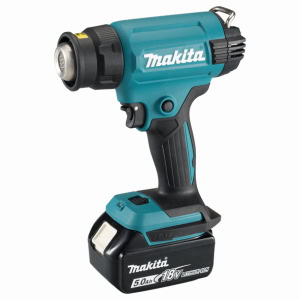 Suflanta cu aer cald LXT 18V, 550°C, livrata cu un acumulator de 5,0Ah MAKITA DHG181RT