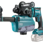 Ciocan rotopercutor LXT 18V cu sistem de extractie a prafului, SDS-PLUS, 1,7 J, fara acumulatori MAKITA DHR182ZWJ