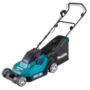 Masina de tuns gazon LXT 18V, 38 cm, livrata cu 2 acumulatori 18V 4,0Ah, incarcator dublu rapid MAKITA DLM382PM2