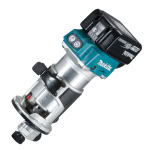 Masina de frezat unimanuala LXT 18V, 8 mm, livrat cu 2 acumulatori MAKITA DRT50RTEX3