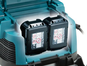Aspirator hibrid clasa L 15L compatibil cu acumulatori LI-ION LXT 18VX2 MAKITA DVC150LZ | Travandi.ro