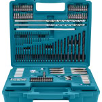 Set piese burghie, biti si carote, 212 piese MAKITA E-06270