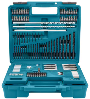 Set piese burghie, biti si carote, 212 piese MAKITA E-06270