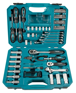 Set accesorii si scule de mana, 87 de piese MAKITA E-08458