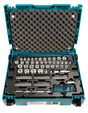 Set accesorii biti, tubulare si scule de mana, 120 de piese MAKITA E-08713