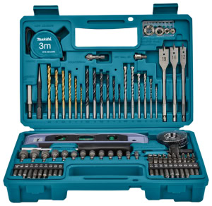 Set accesorii pentru gaurire si insurubare, 102 piese MAKITA E-10730
