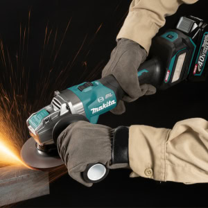 Polizor unghiular XGT, 125 mm, livrat cu 2 acumulatori 40Vmax 4.0Ah MAKITA GA041GM201 | Travandi.ro