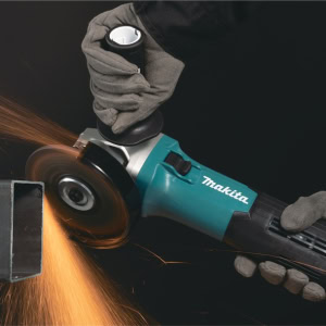 Polizor unghiular, 1.900 W, frana mecanica, turatie variabila, comutator glisant, 125 mm MAKITA GA5091X01 | Travandi.ro