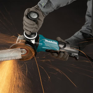 Polizor unghiular, 1.900 W, frana mecanica, turatie variabila, comutator padela, 125 mm MAKITA GA5093X01 | Travandi.ro