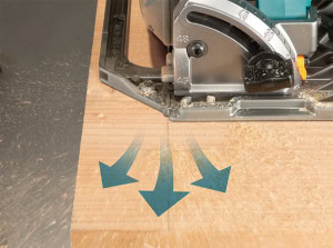 Fierastrau circular de mana XGT 40Vmax,190 mm, livrat cu 2 acumulatori MAKITA HS004GM202 | Travandi.ro