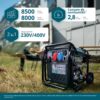 Generator invertor KS 8100iE 1/3 ATSR