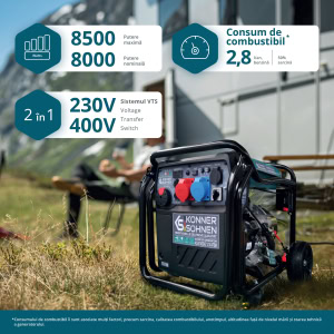 Generator invertor KS 8100iE 1/3 ATSR | Travandi.ro