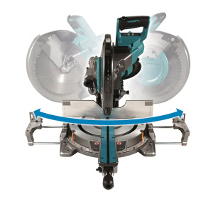 Fierastrau circular de masa XGT 40Vmax, 305 mm, fara acumulatori MAKITA LS003GZ01 | Travandi.ro