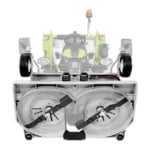Punte pentru tuns iarba de 132 cm cu kit de colectare și mulcire (FD 13.09)
