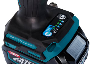 Cheie de strans cu impact XGT 40Vmax, 350 Nm, cu 2 acumulatori MAKITA TW005GD201 | Travandi.ro