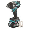 Cheie de strans cu impact XGT 40Vmax, 760 Nm, livrata cu 2 acumulatori 2,5Ah MAKITA TW007GD201