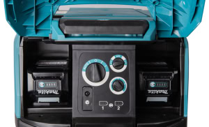 Aspirator XGT x2 (80Vmax) cu aspirare umeda si uscata, 40 L, livrat fara acumulatori MAKITA VC006GMZ01 | Travandi.ro