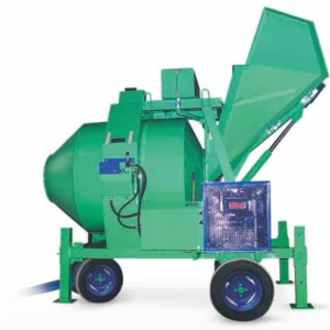 Betoniera cu automatizare BIR 1250DECV,Diesel 19 kW 1250 l 24 m³/h pornire electrica, vibrator bena