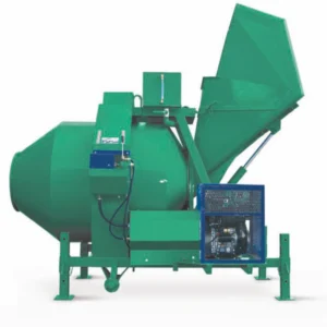 Betoniera cu automatizare BIR 500DM, motor Diesel, 7,5 kW, 500 l, 10 m³/h, pornire manuala