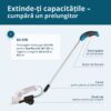 Foarfecă cu acumulator pentru tuns iarbă și gard viu KS SHT-8V