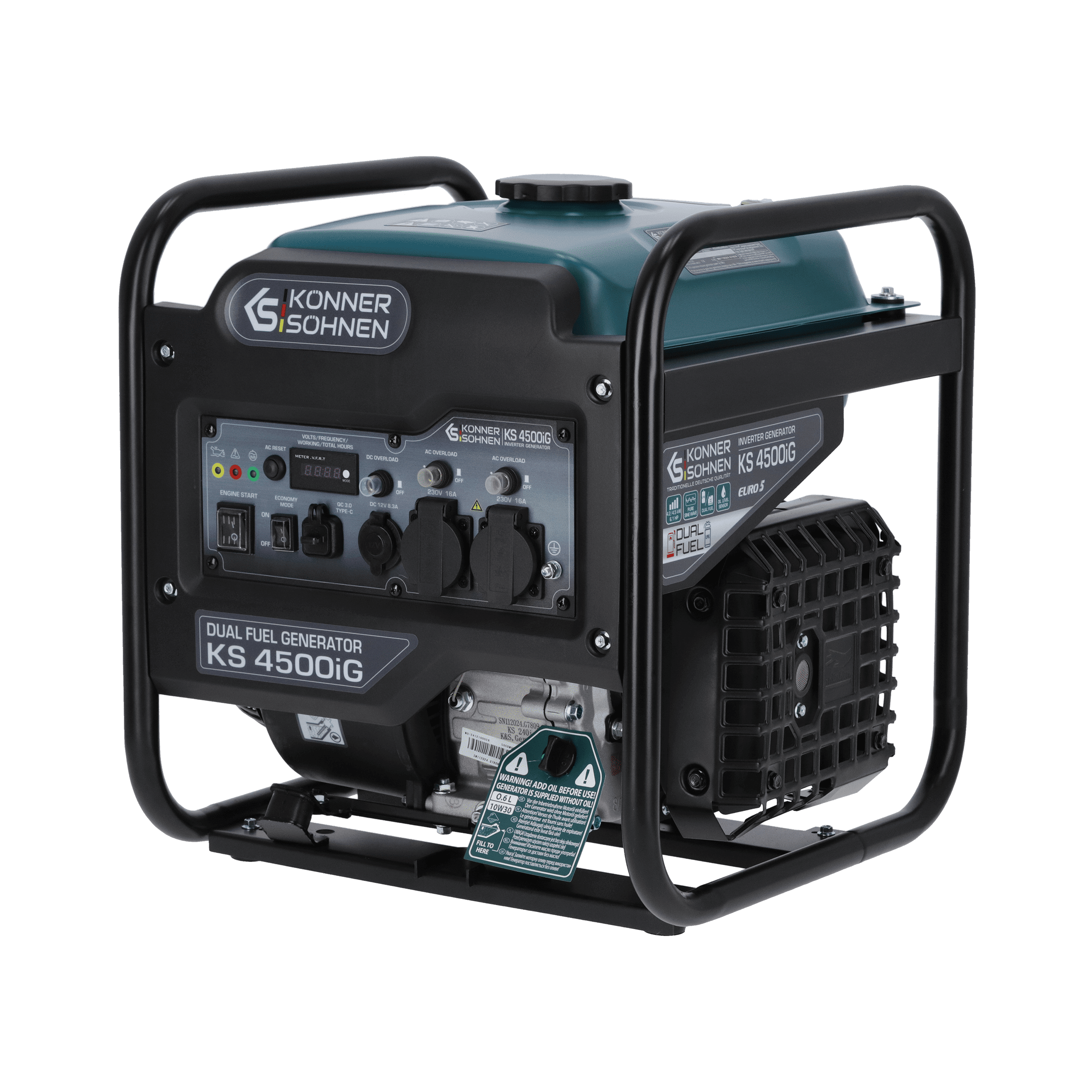 Generator de curent benzina Konner & Sohnen KS 4500iG monofazat invertor 5,5 kW 10 Generator de curent benzina Konner & Sohnen KS 4500iG monofazat invertor 5,5 kW - Image 10