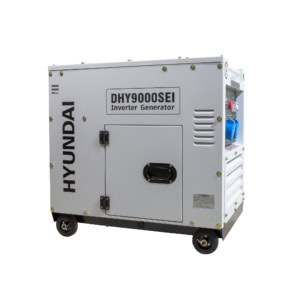 Generator de curent inverter monofazat cu motor diesel Hyundai DHY-9000SEi, 6.5kw